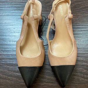 NWT Express Slingbacks, Size 7